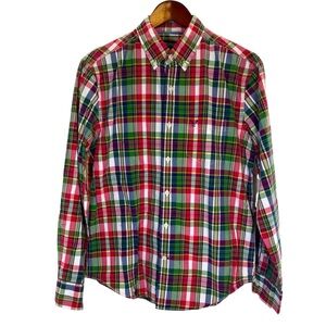 American Eagle Outfitters Men’s Plaid Athletic Fit Button Down Shirt Size Medium